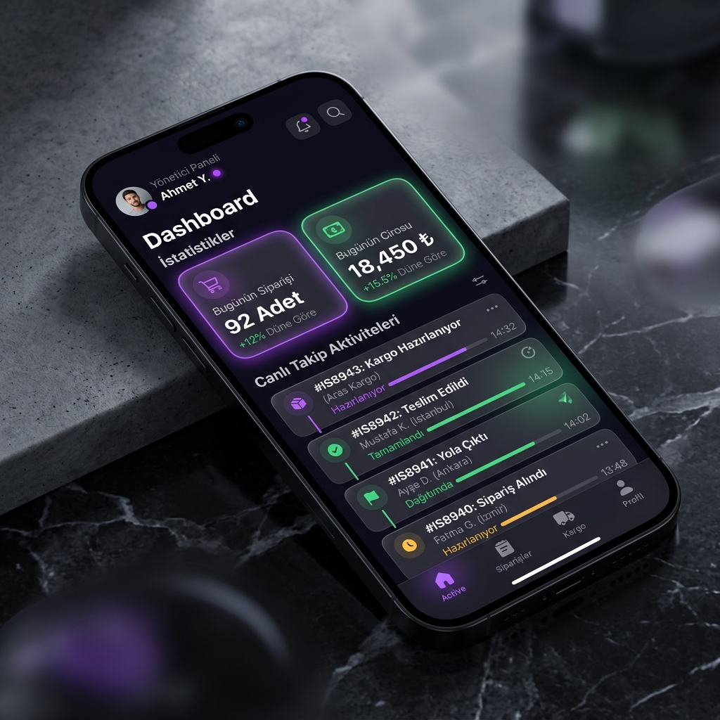 iSecret Mobil İzleme Teması Ekran Görüntüsü